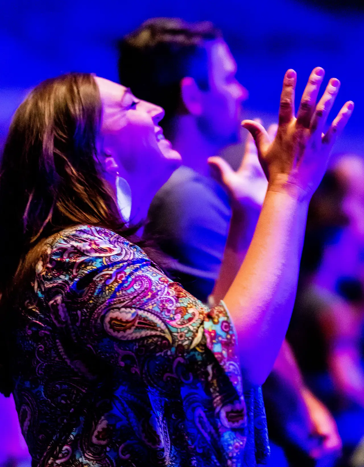 Woman clapping